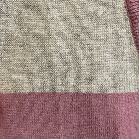 Decree Purple/Gray Stripe Button Cardigan - Picture 3 of 5